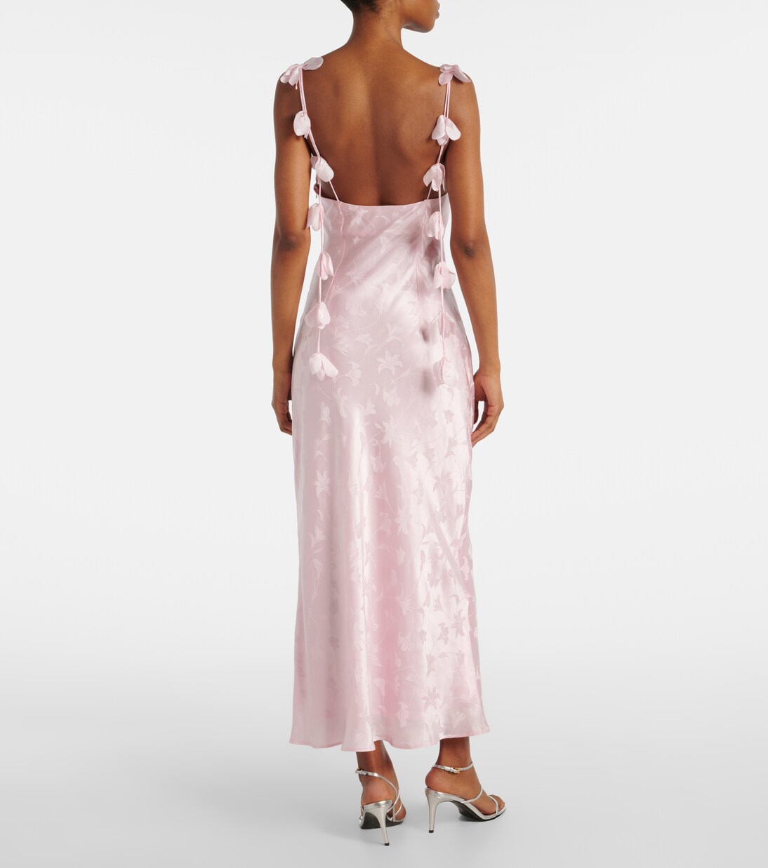 Robe en satin de soie | Rotate