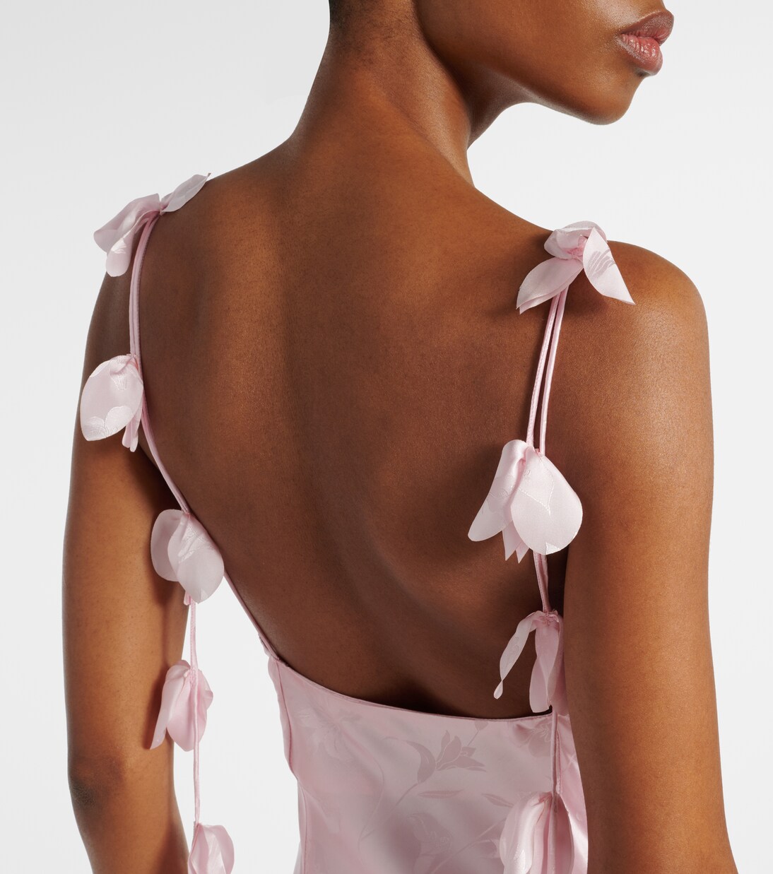 Robe en satin de soie | Rotate