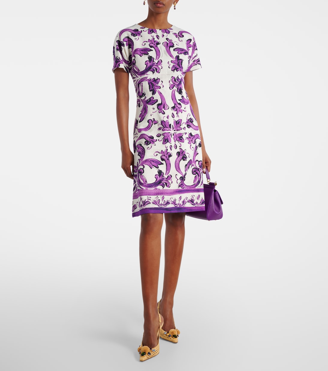 Majolica printed minidress | Dolce&Gabbana
