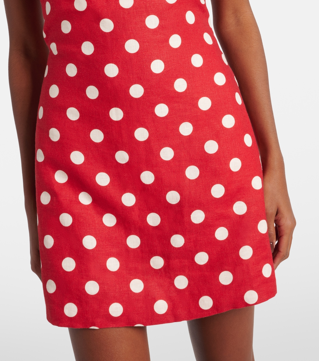 Robe Alice en lin à pois | Posse