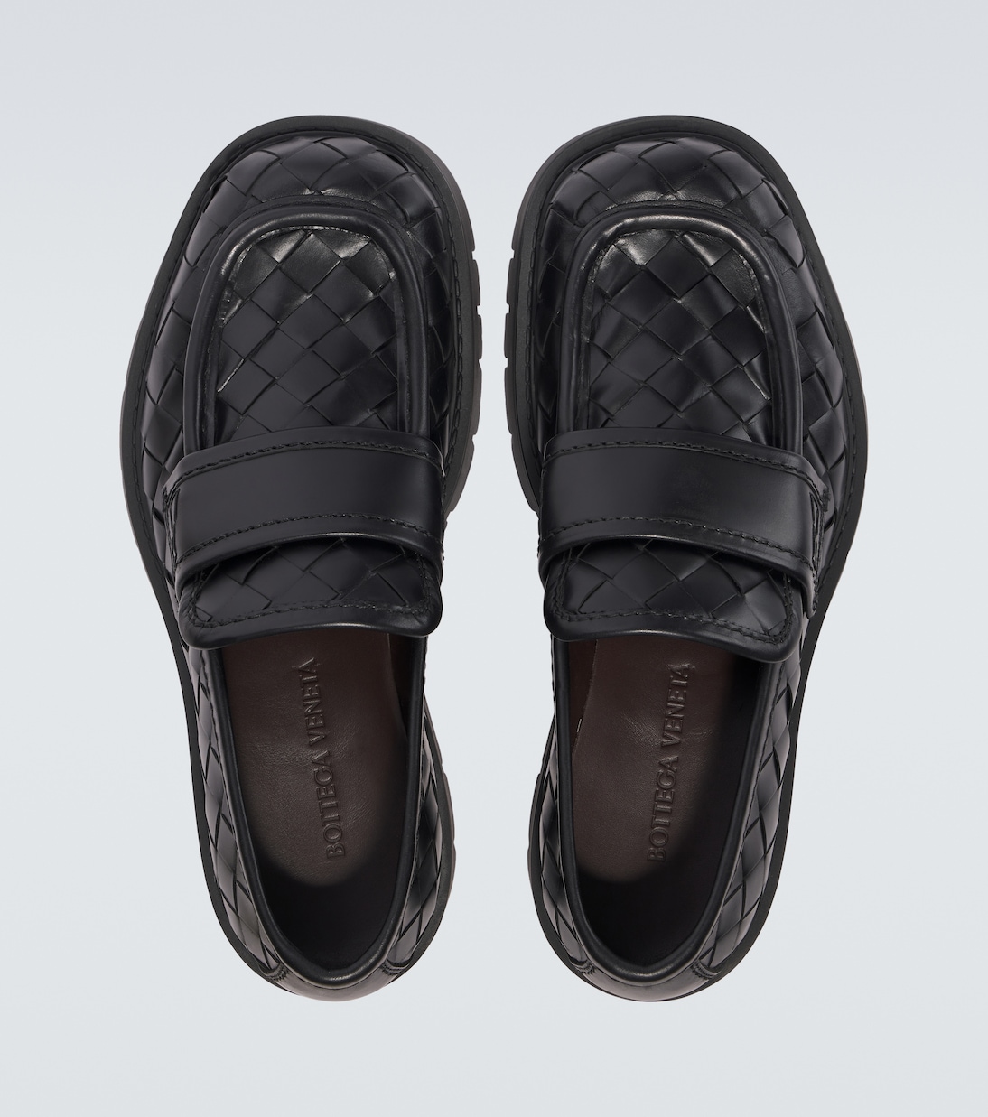 Mocassins Haddock en cuir Intrecciato | Bottega Veneta