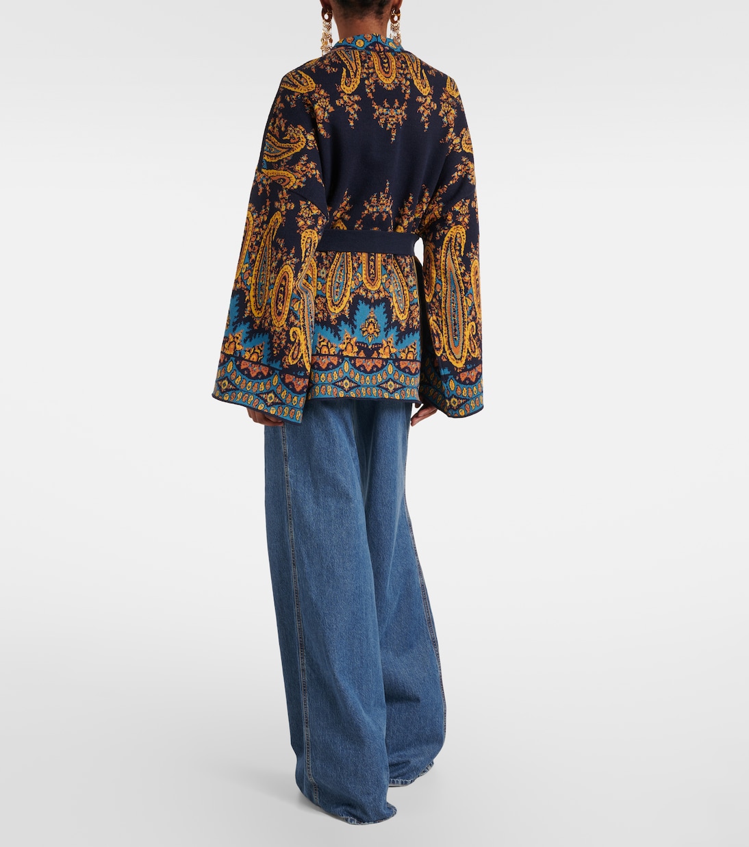 Wickel-Cardigan aus einem Baumwollgemisch | Etro