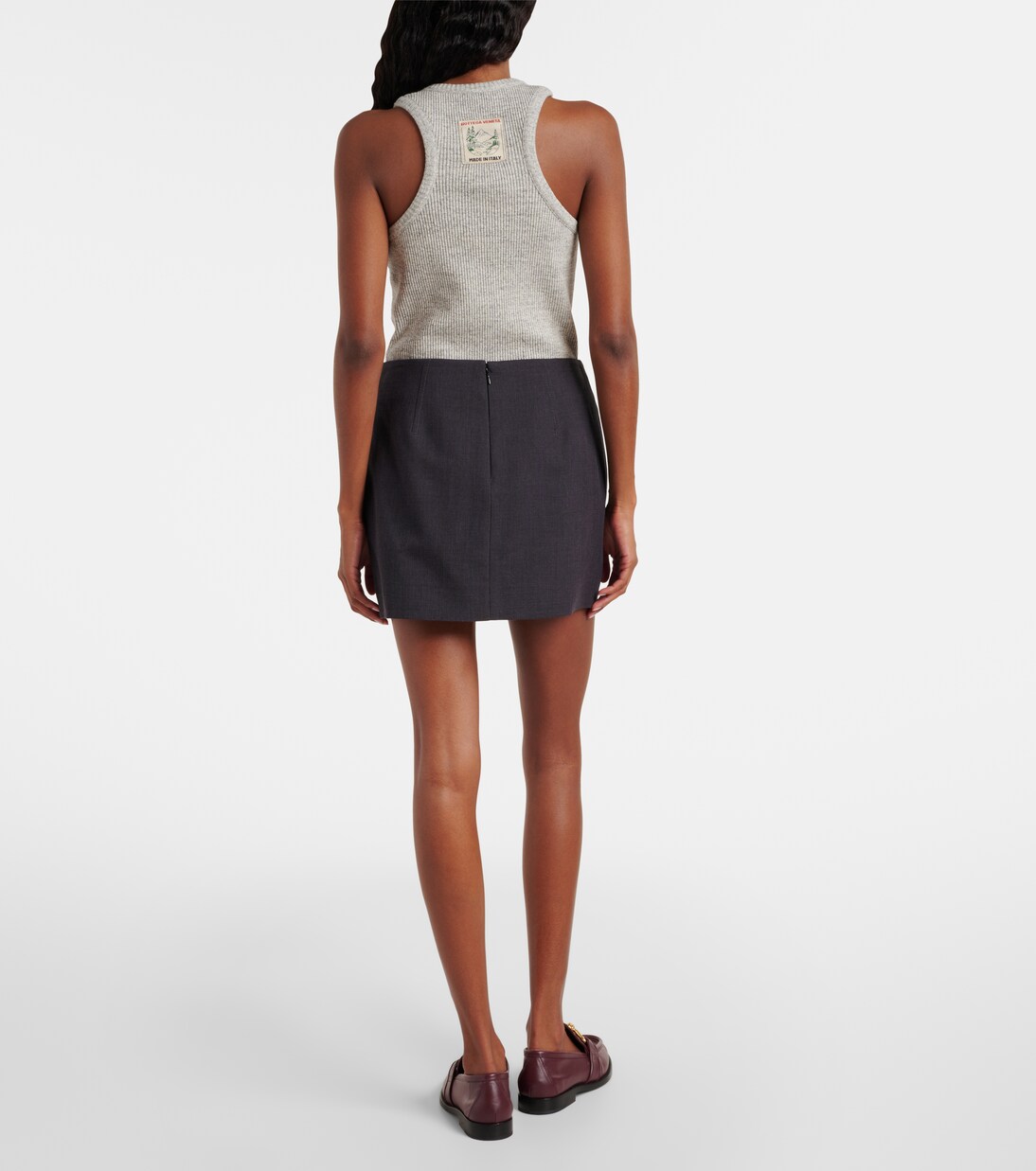 Woven miniskirt  | Bottega Veneta