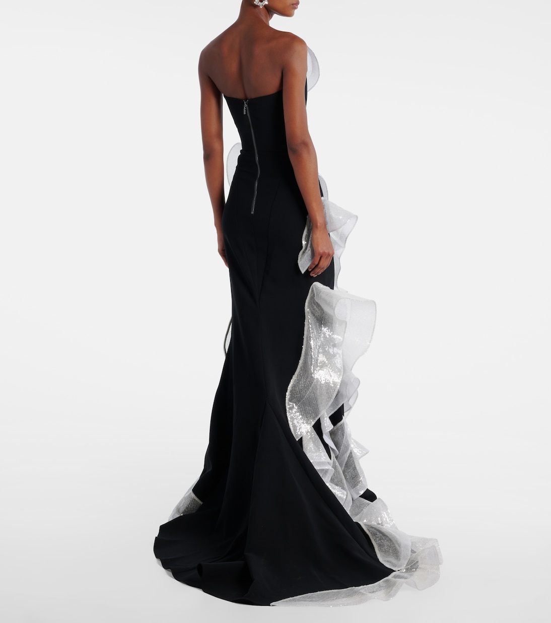 Robe longue Refraction à sequins | Maticevski