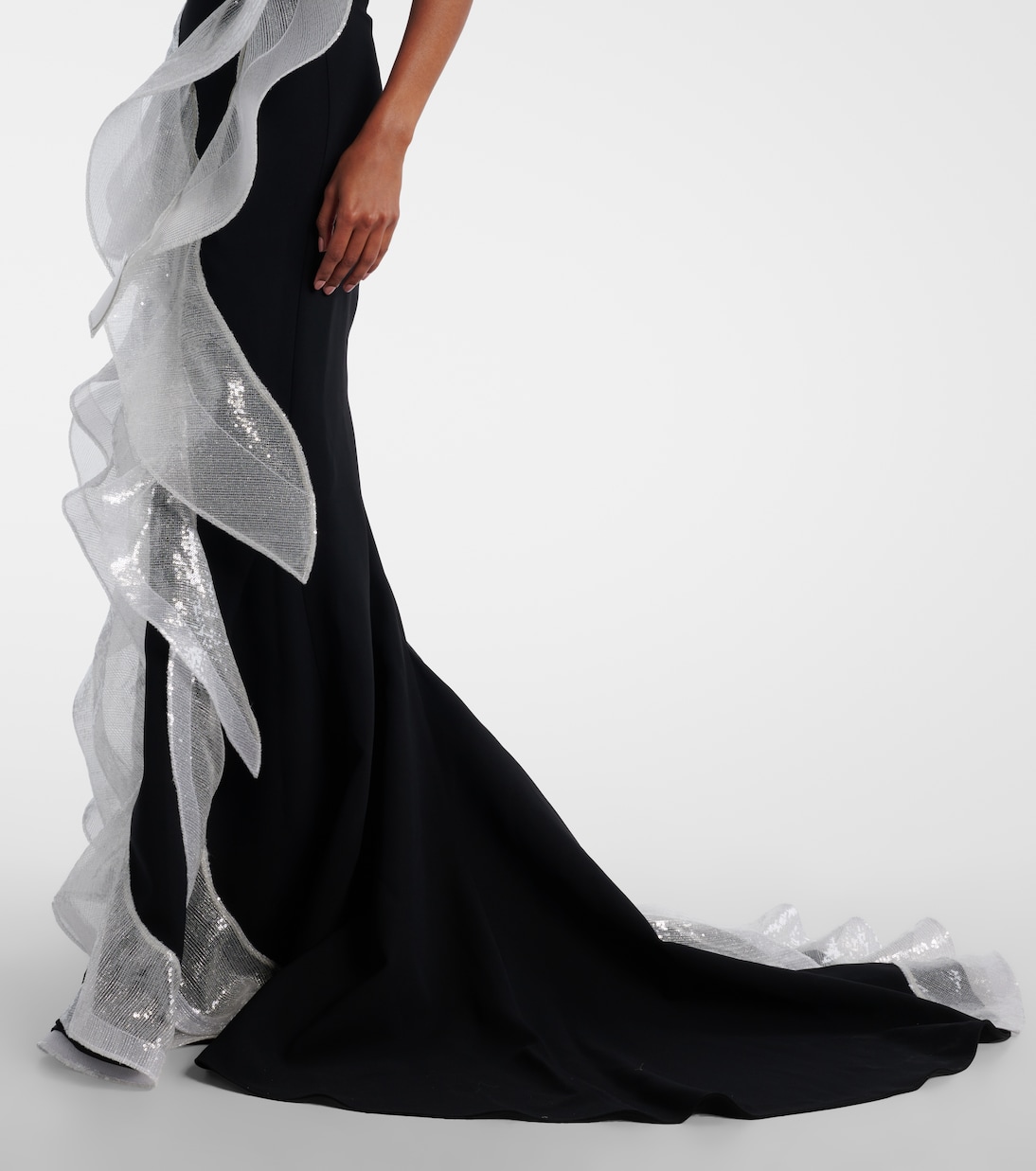 Robe longue Refraction à sequins | Maticevski