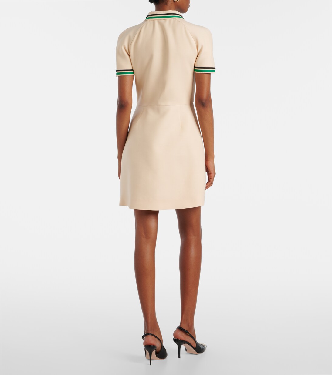 Chez Valentino Crepe Couture minidress | Valentino
