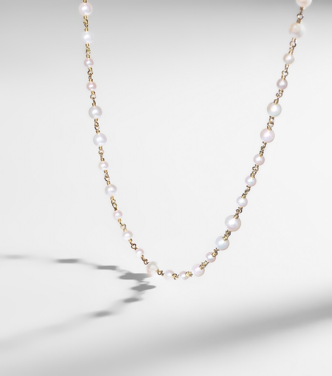 Halskette Pearl Classics aus 18kt Gelbgold mit Süßwasserperlen | David Yurman