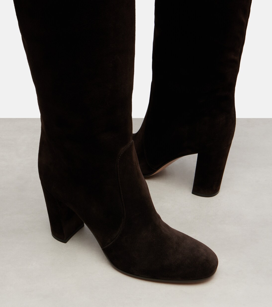 Leather over-the-knee boots | Gianvito Rossi
