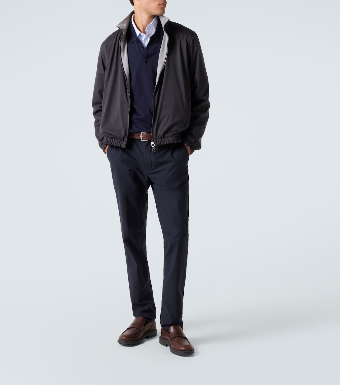 Reversible cashmere bomber jacket | Loro Piana
