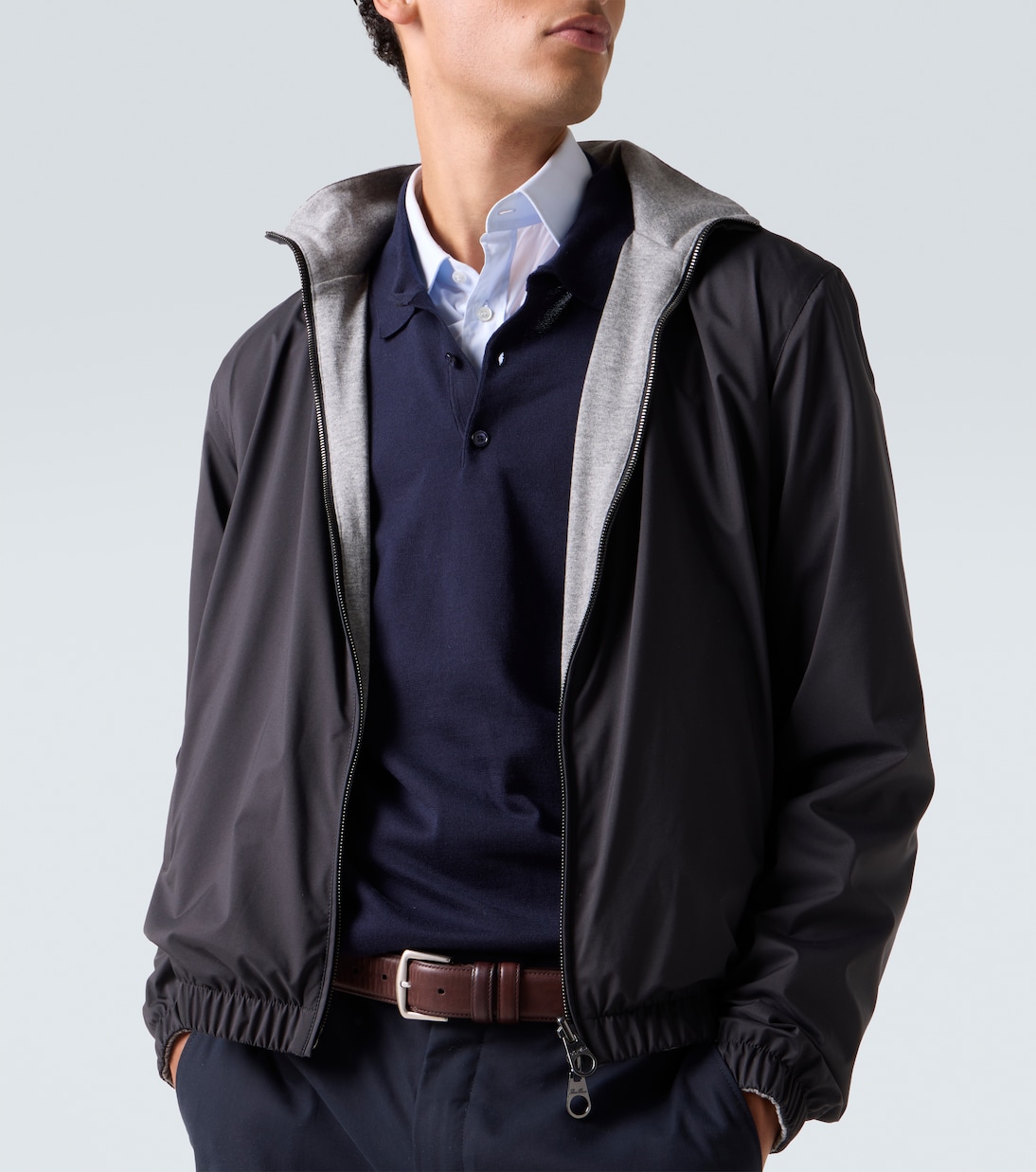 Reversible cashmere bomber jacket | Loro Piana