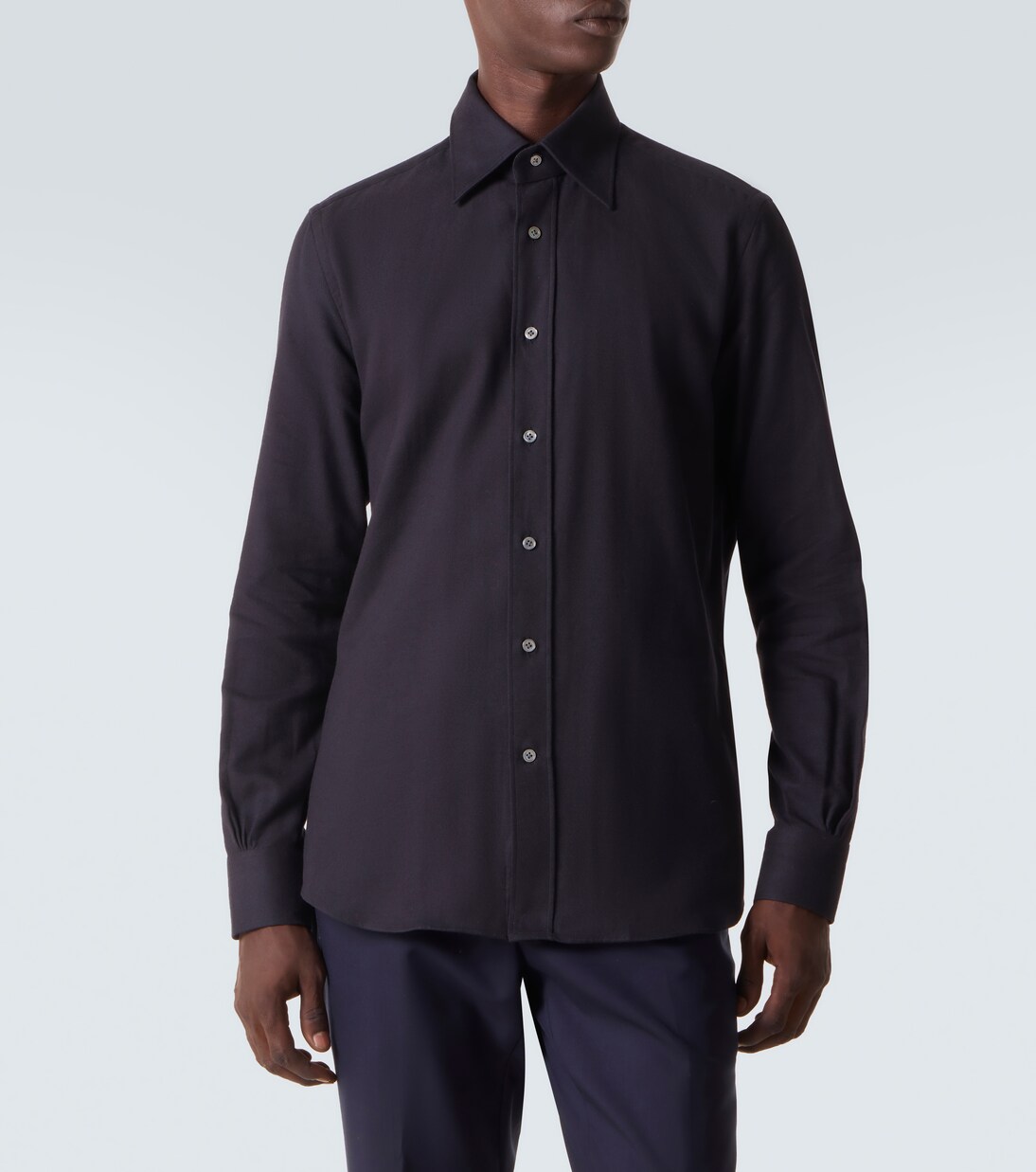 Cotton flannel shirt | Thom Sweeney