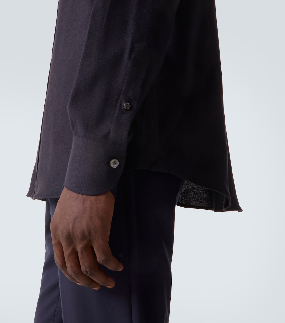 Cotton flannel shirt | Thom Sweeney