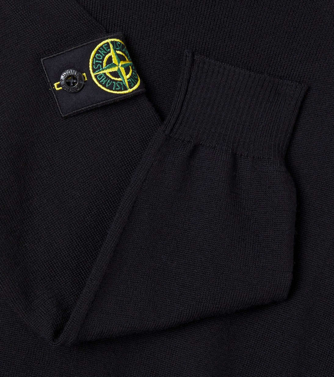 Compass virgin wool turtleneck sweater | Stone Island Junior
