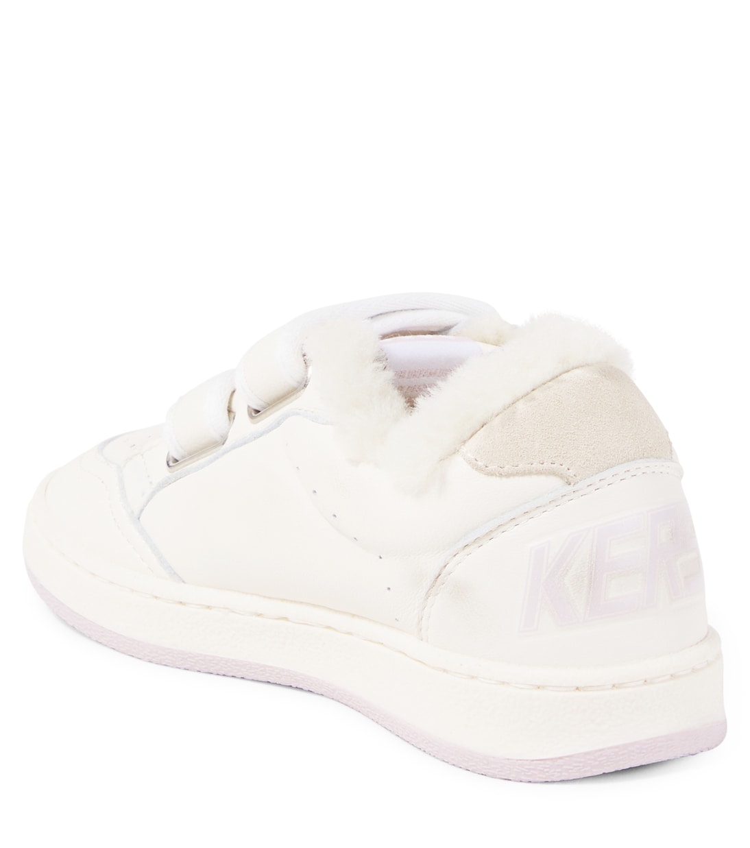 Ball Star亮片金葱皮革运动鞋 | Golden Goose Kids