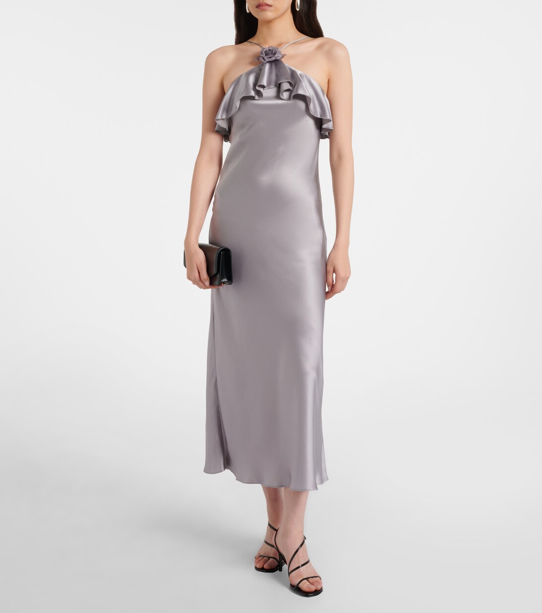Slipdress aus Seidencharmeuse  | Rodarte