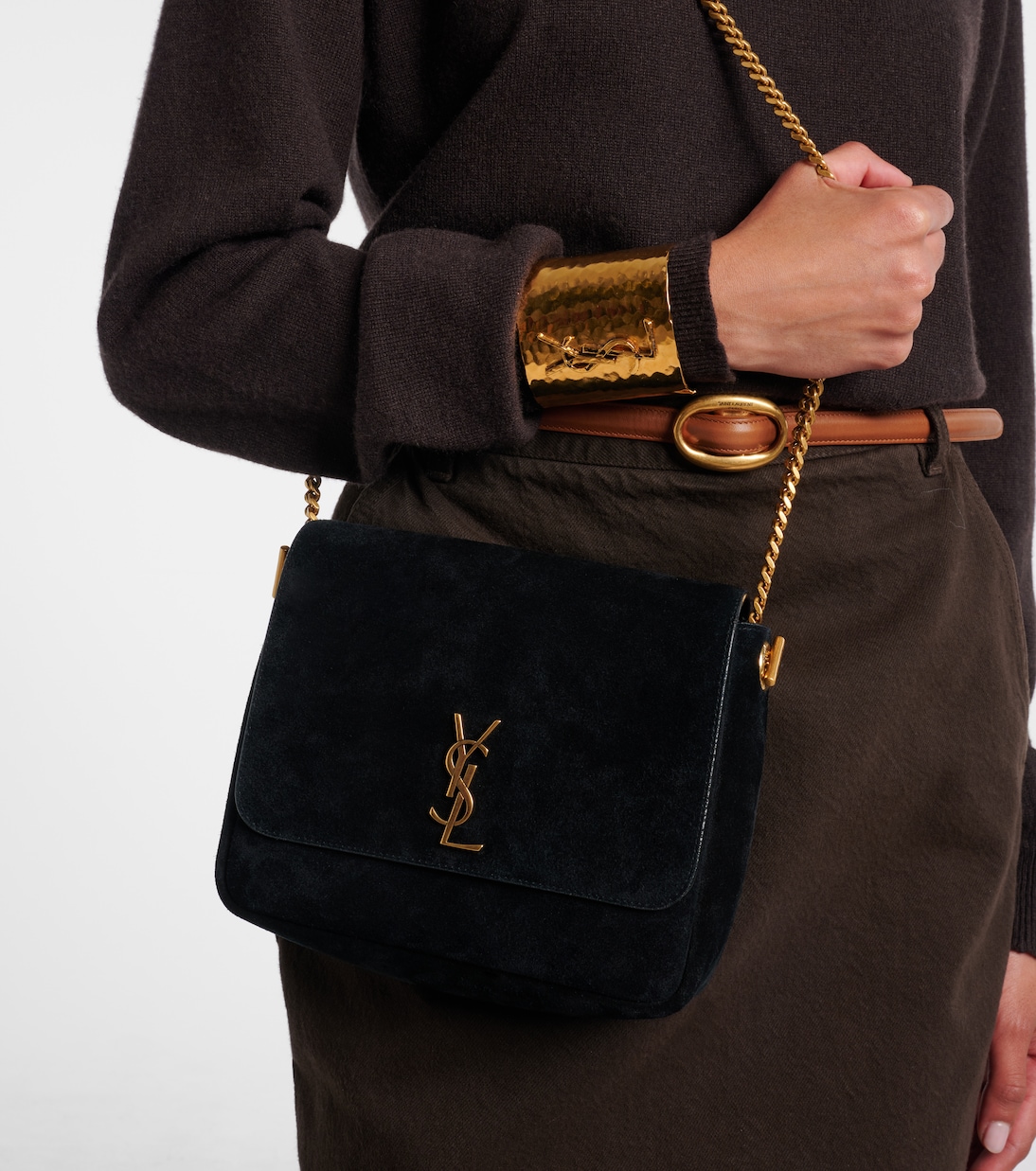 Kate suede shoulder bag | Saint Laurent