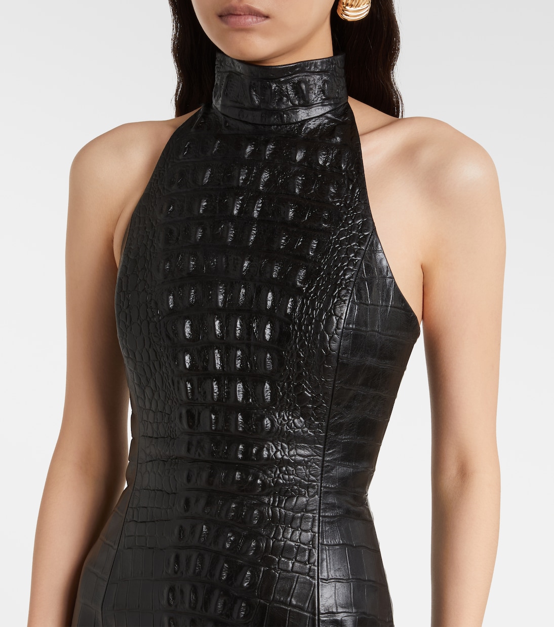 Minikleid aus Leder | Balmain