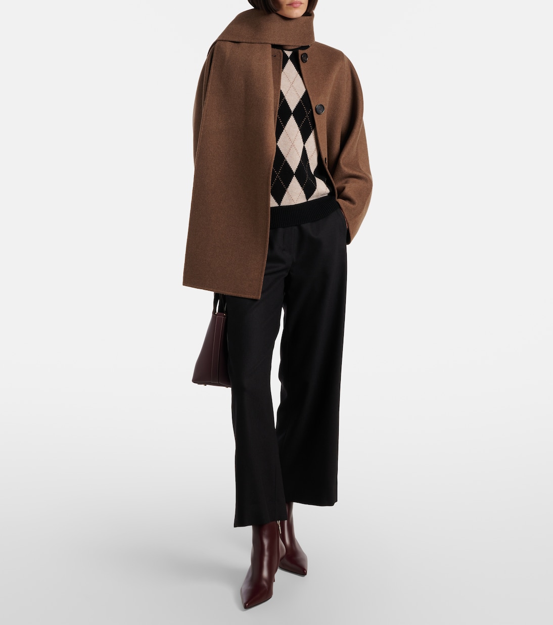 Argyle wool and cashmere sweater | 'S Max Mara