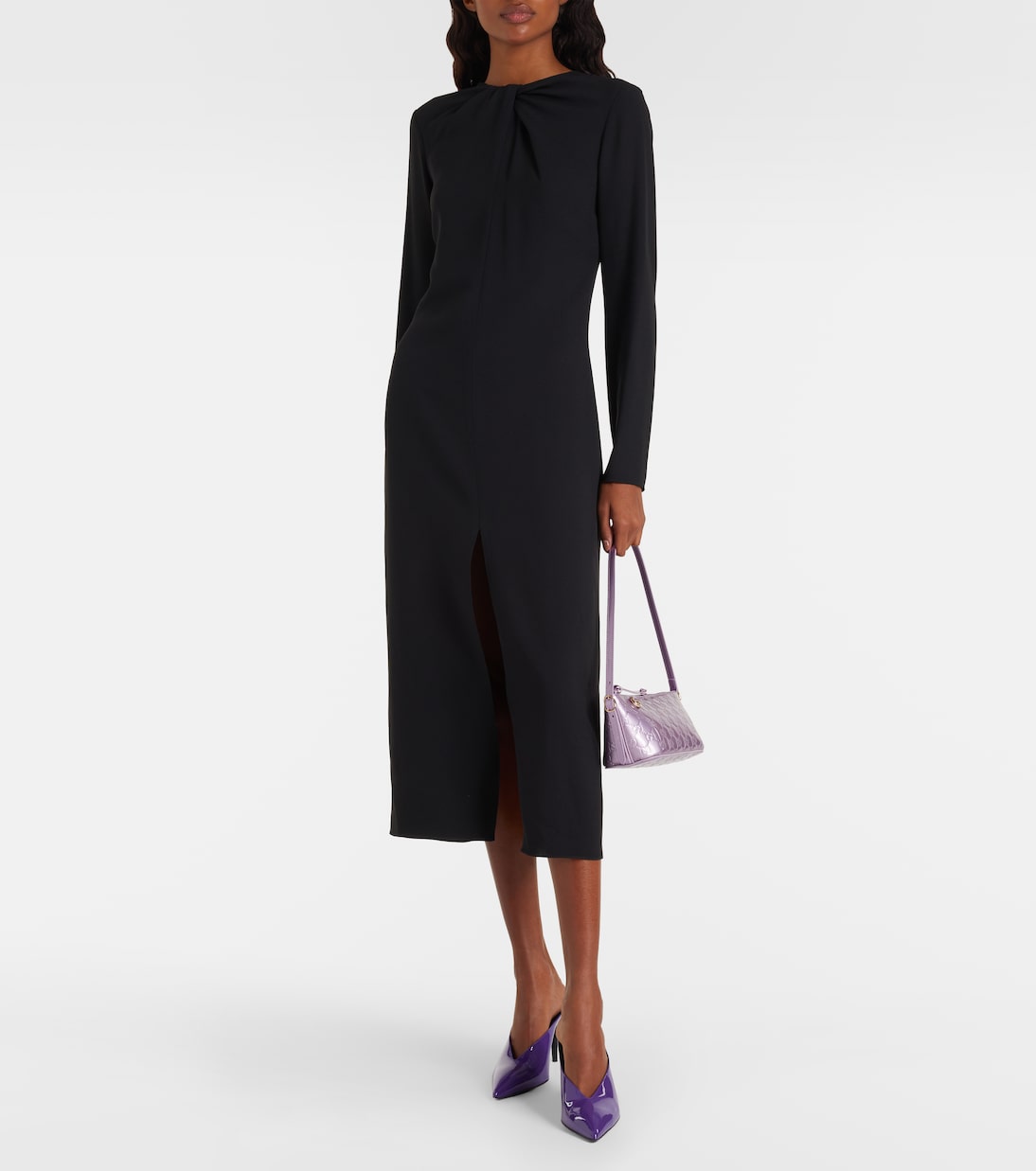 Schultertasche GG Emblem Mini aus Lackleder | Gucci