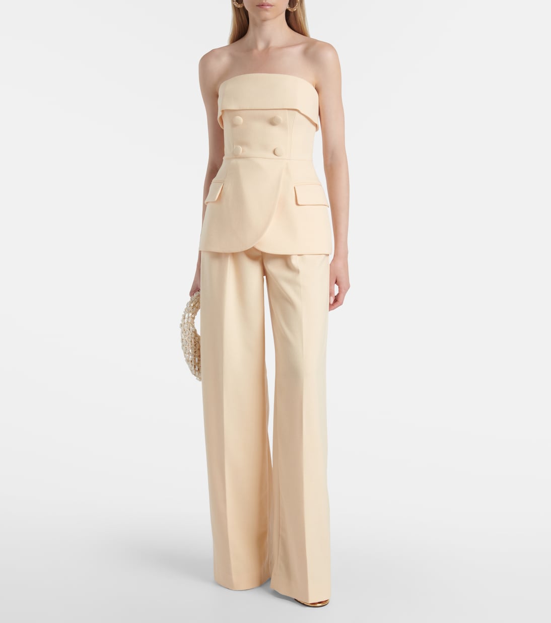 Rowan high-rise wide-leg pants | Rebecca Vallance
