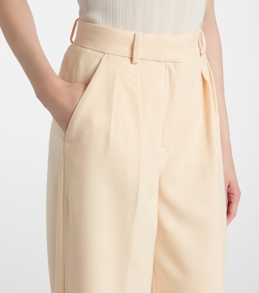 Rowan high-rise wide-leg pants | Rebecca Vallance