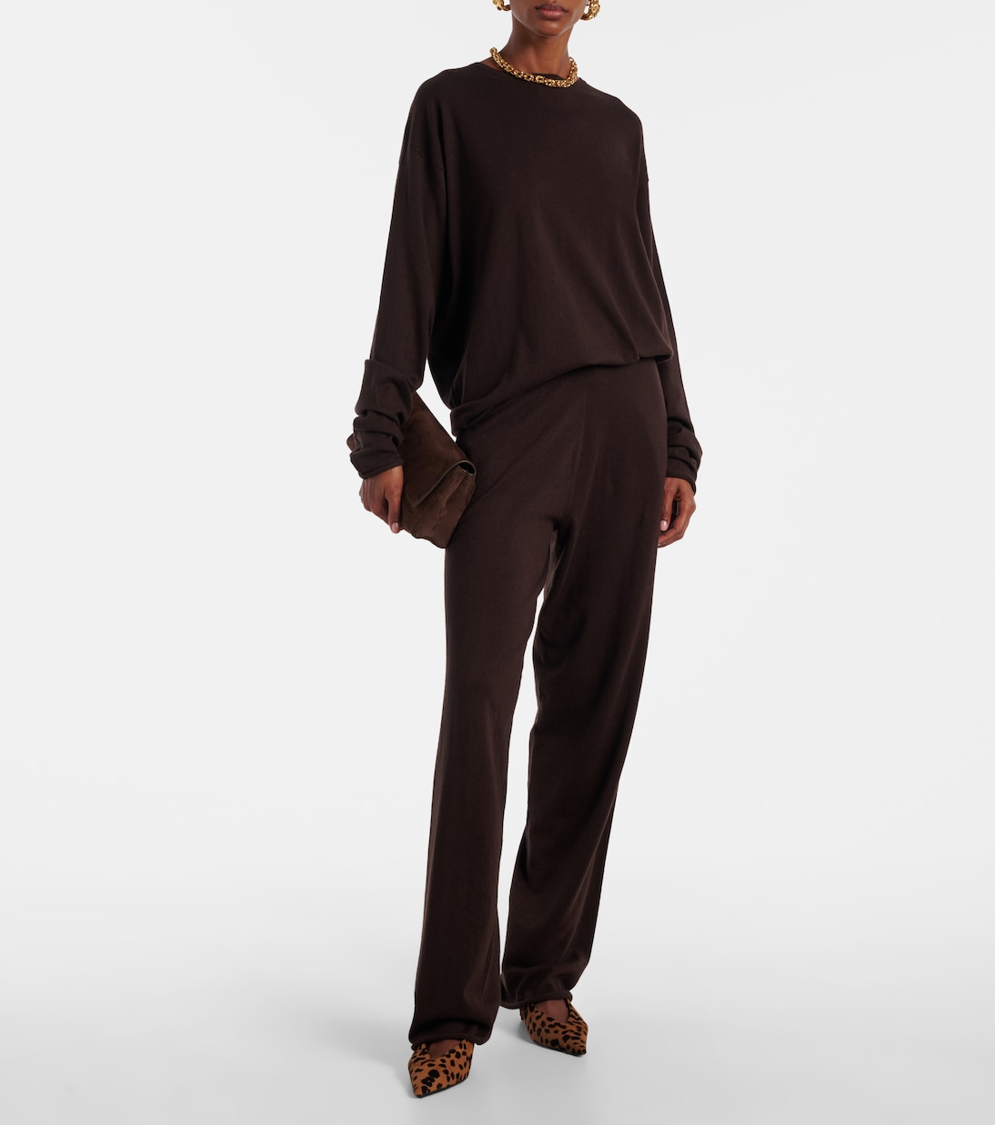 Pantaloni regular N°353 Relax in misto cotone | Extreme Cashmere