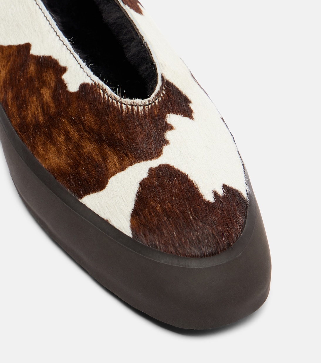 Ballerinas Apres Ski aus Kalbshaar | Le Monde Béryl