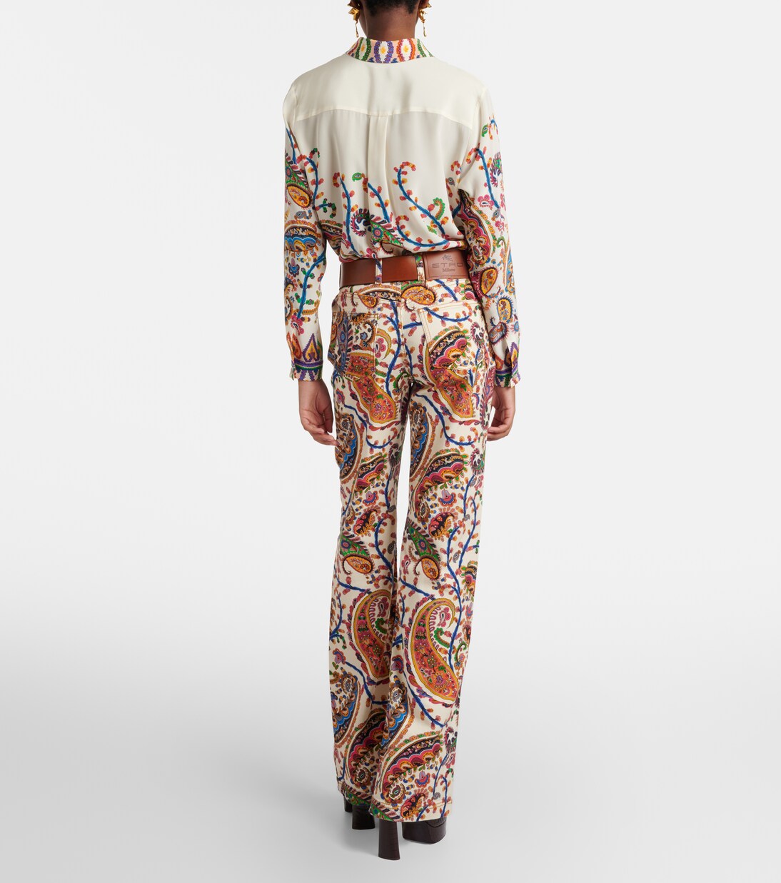 High-rise bootcut jeans | Etro