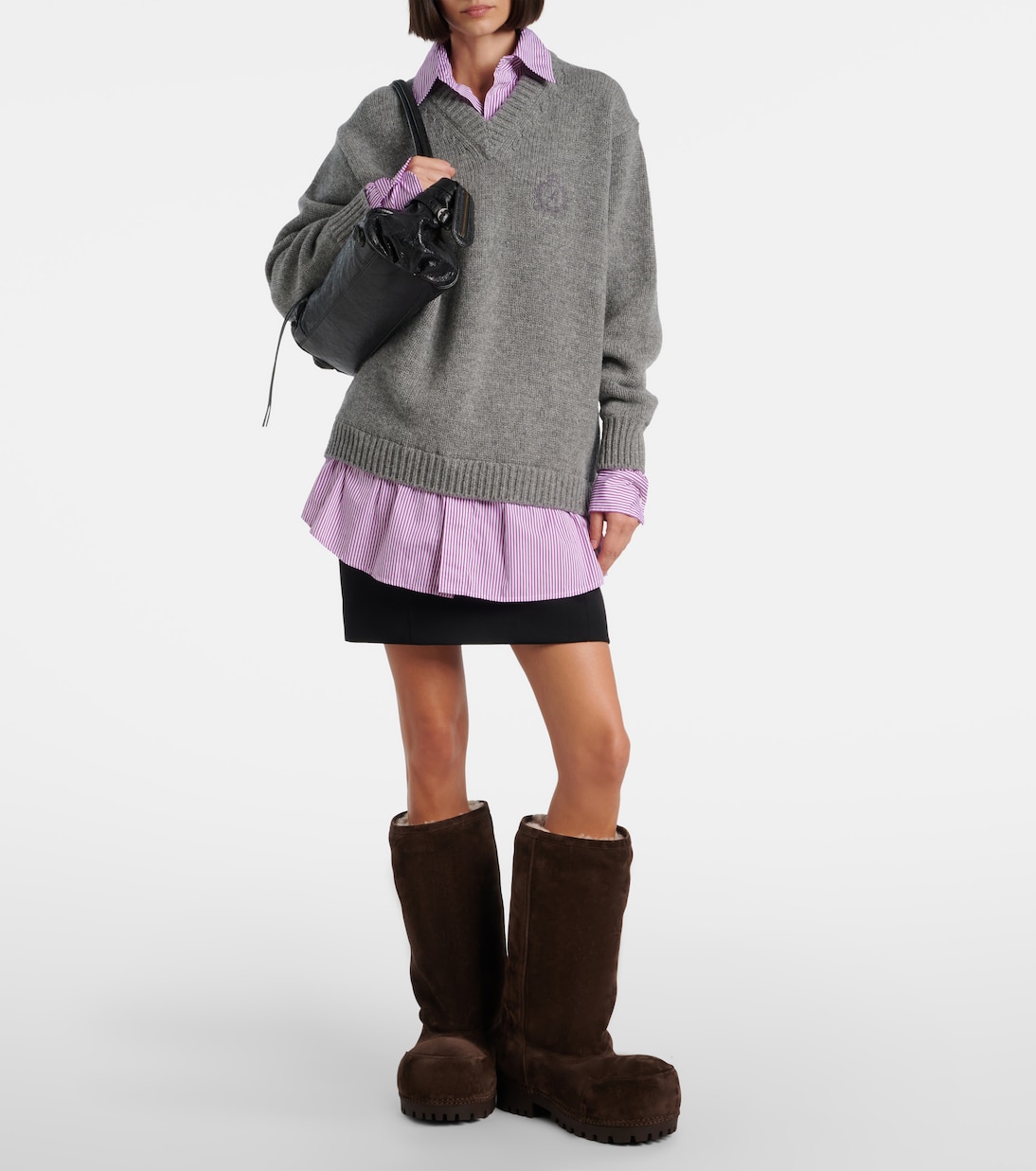 Alaska suede mid-calf boots | Balenciaga