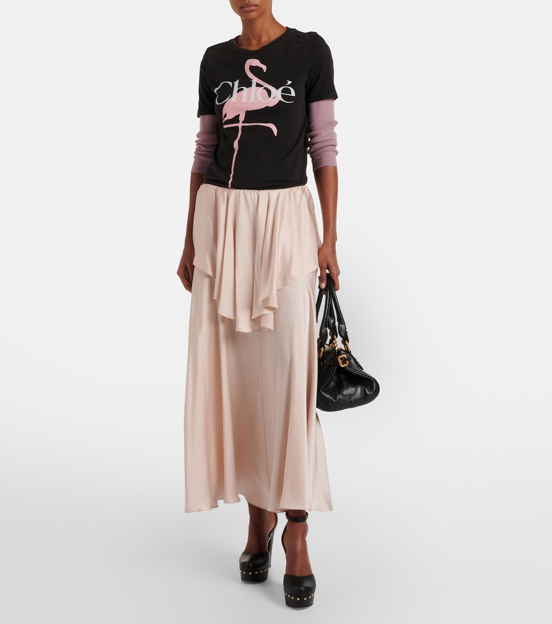 Logo cotton jersey T-shirt | Chloé