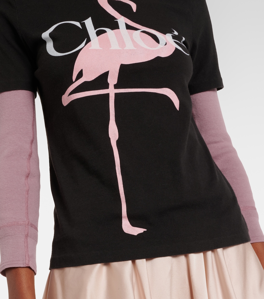 Logo cotton jersey T-shirt | Chloé