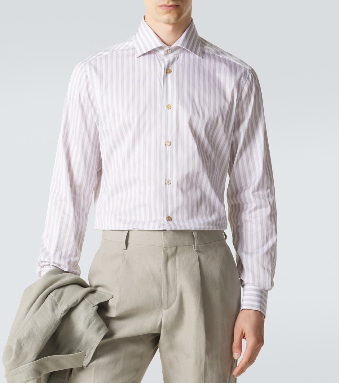 Hemd aus Baumwollpopeline | Kiton