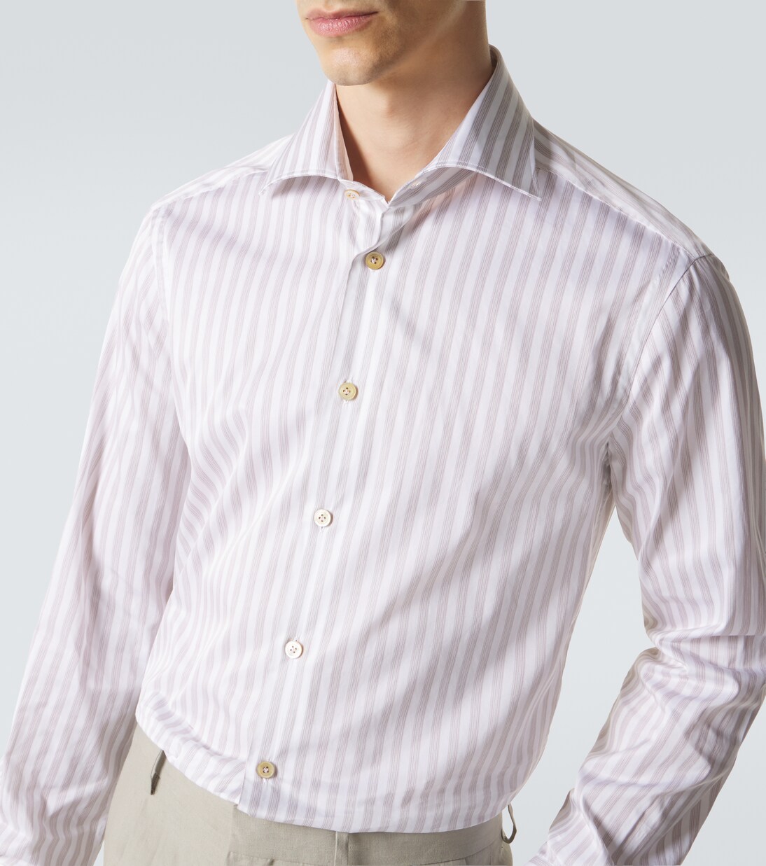 Hemd aus Baumwollpopeline | Kiton