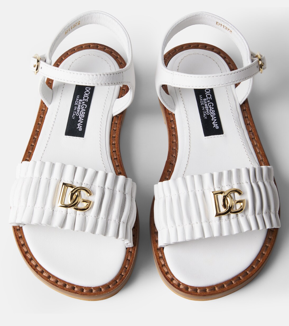 Sandalen DG aus Leder | Dolce&Gabbana Kids
