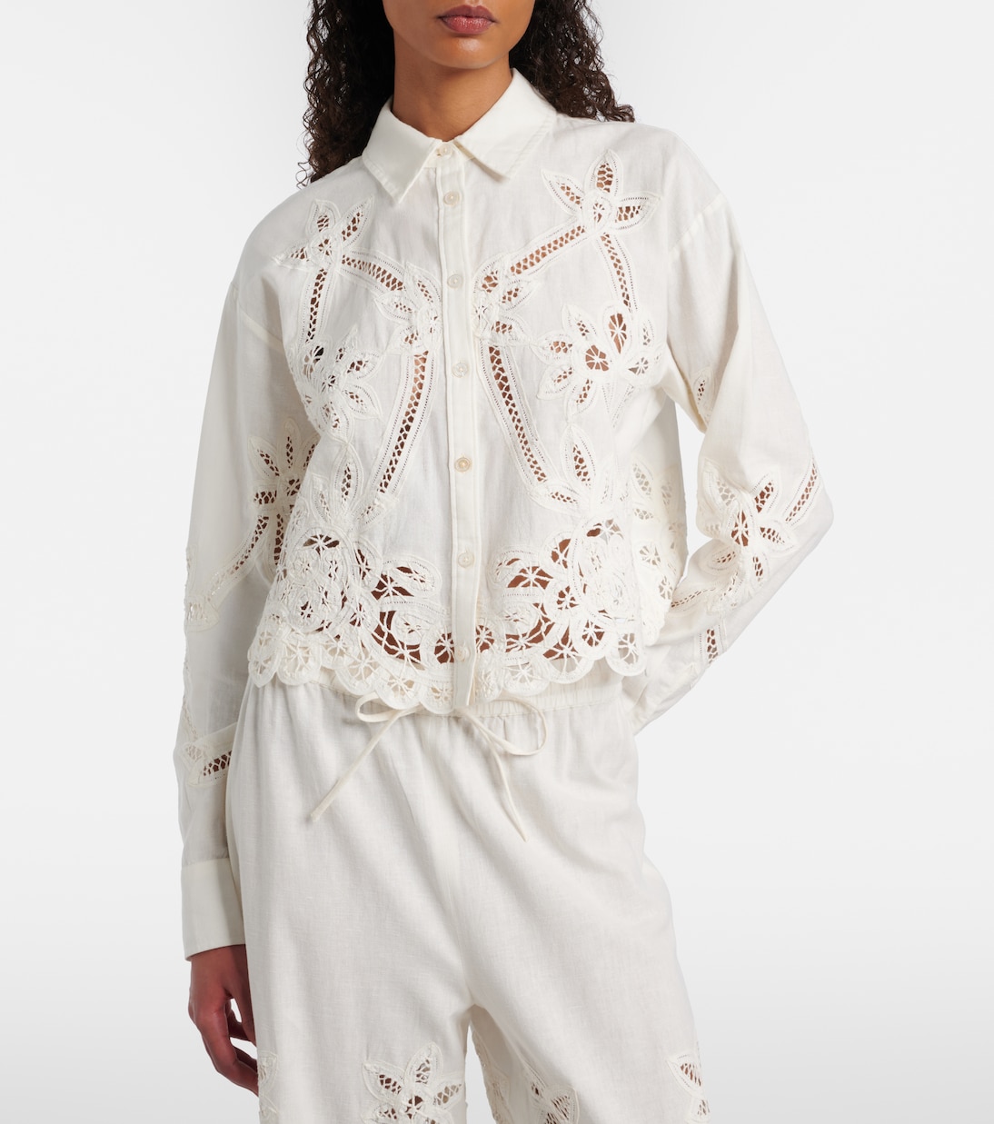 Hemd Aderes aus Baumwolle und Leinen | Veronica Beard