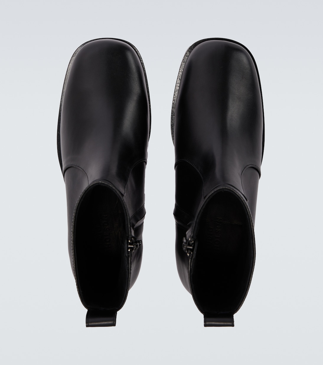 Square leather ankle boots | Studio Nicholson