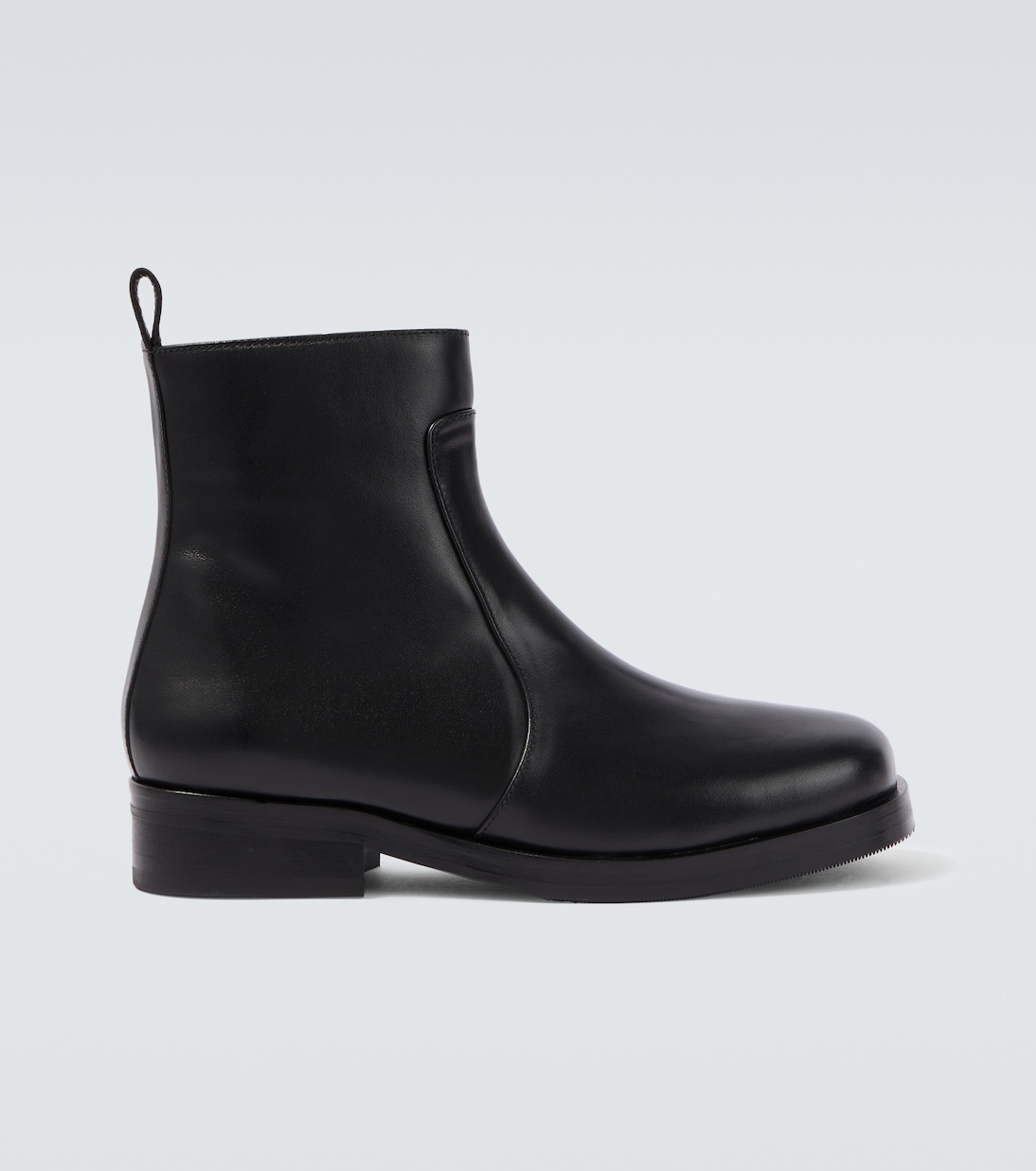 Square leather ankle boots | Studio Nicholson