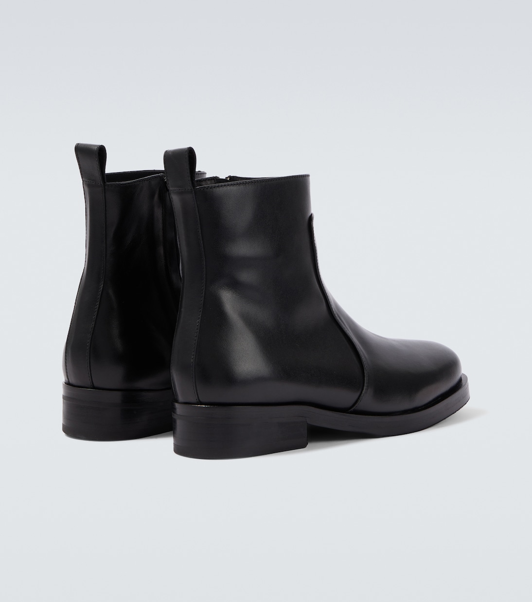 Square leather ankle boots | Studio Nicholson