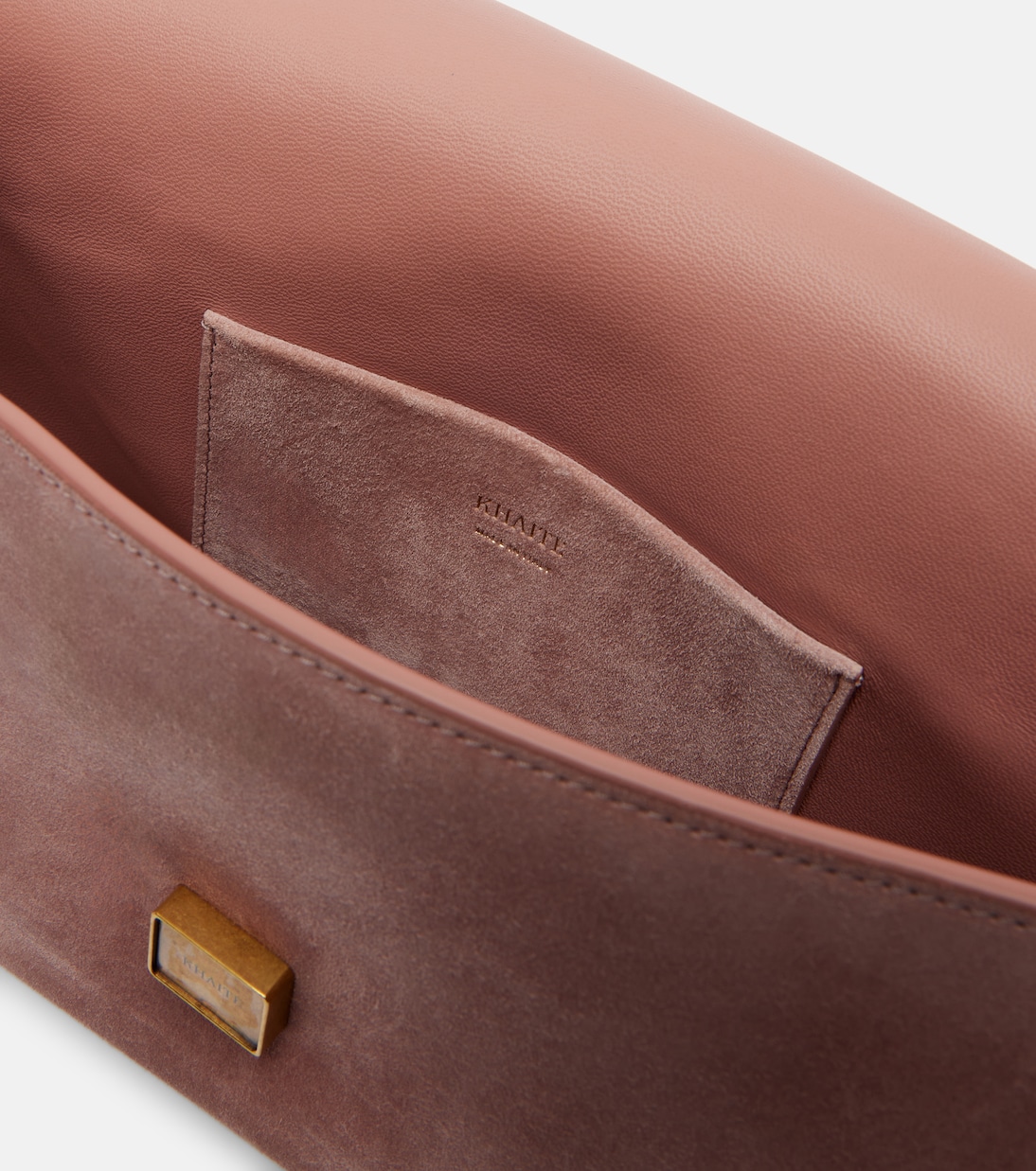 Audrey suede clutch | Khaite