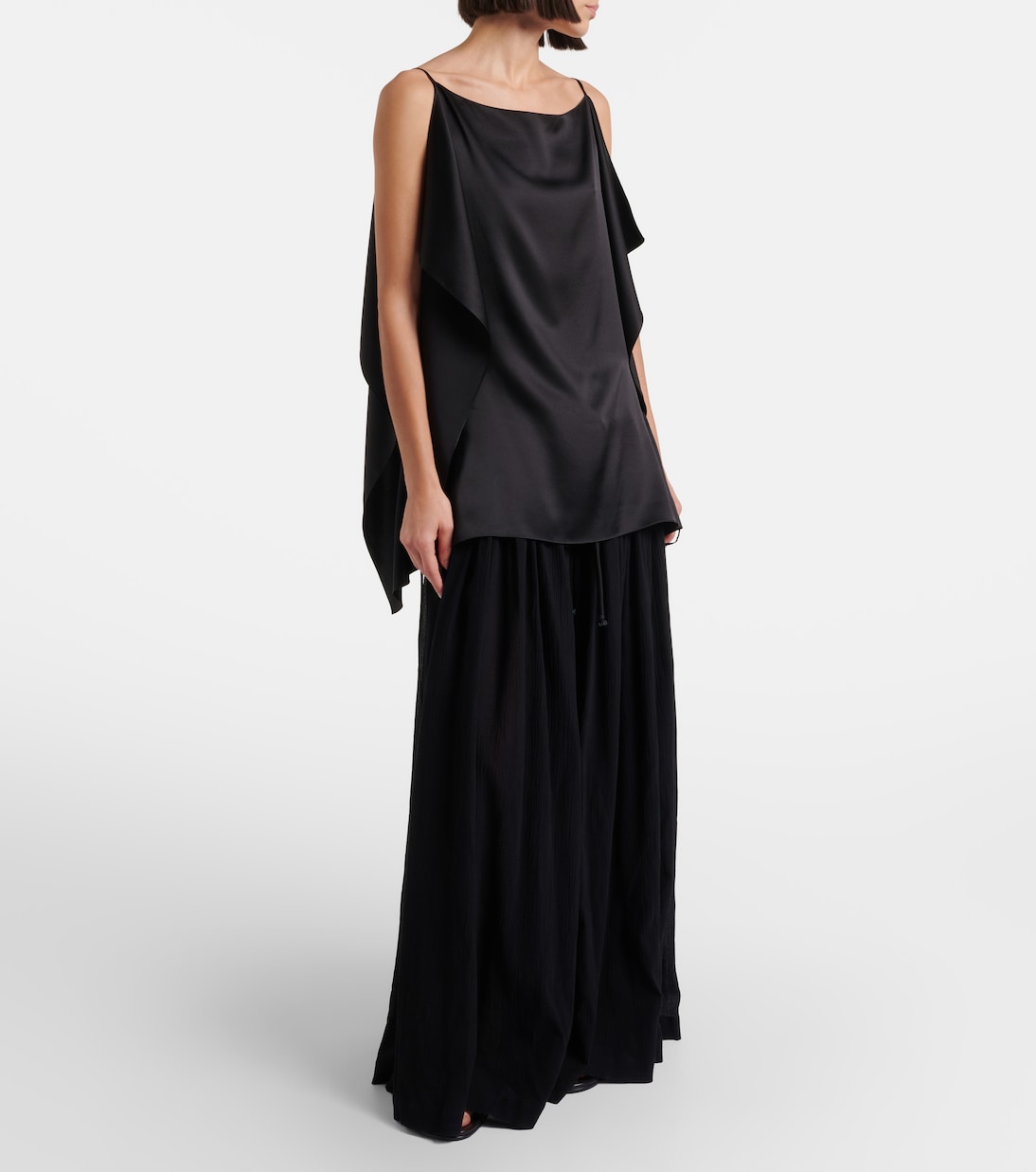 Weite Hose Berenice aus Baumwollmusselin | The Row