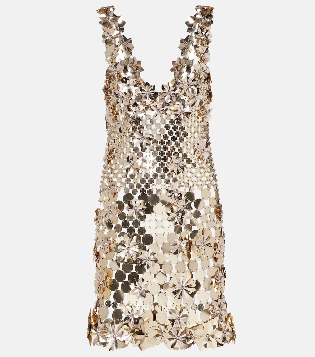 Embellished chainmail minidress | Rabanne