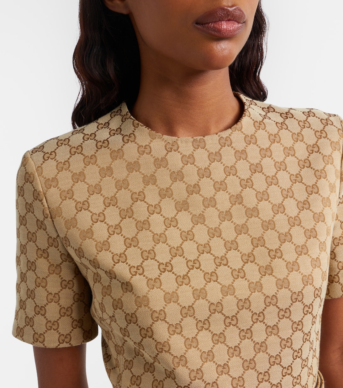 GG Canvas belted minidress | Gucci