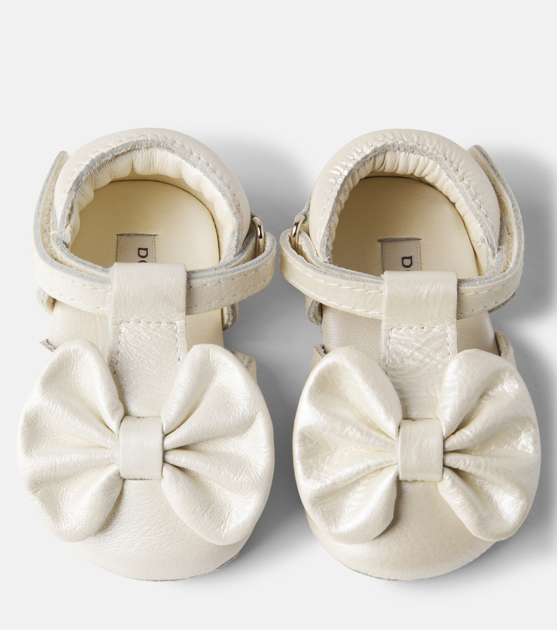 Baby - Sandali Meau in pelle con fiocco | Donsje