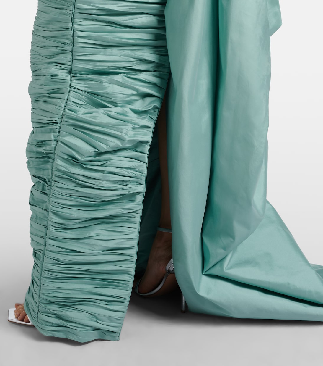 Bustier-Robe aus Taft | Marmar Halim