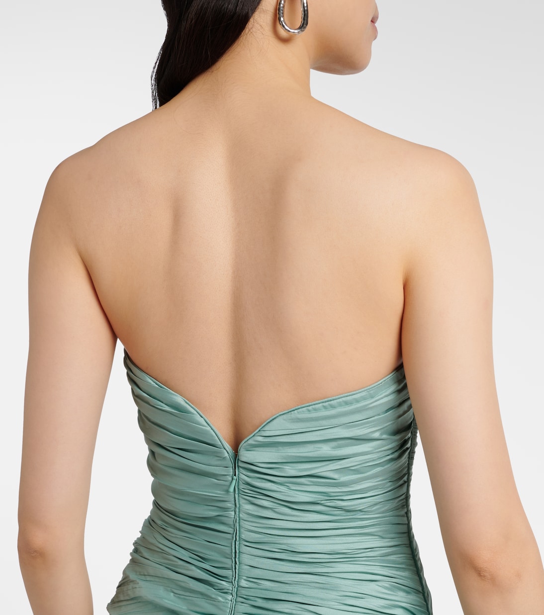 Bustier-Robe aus Taft | Marmar Halim