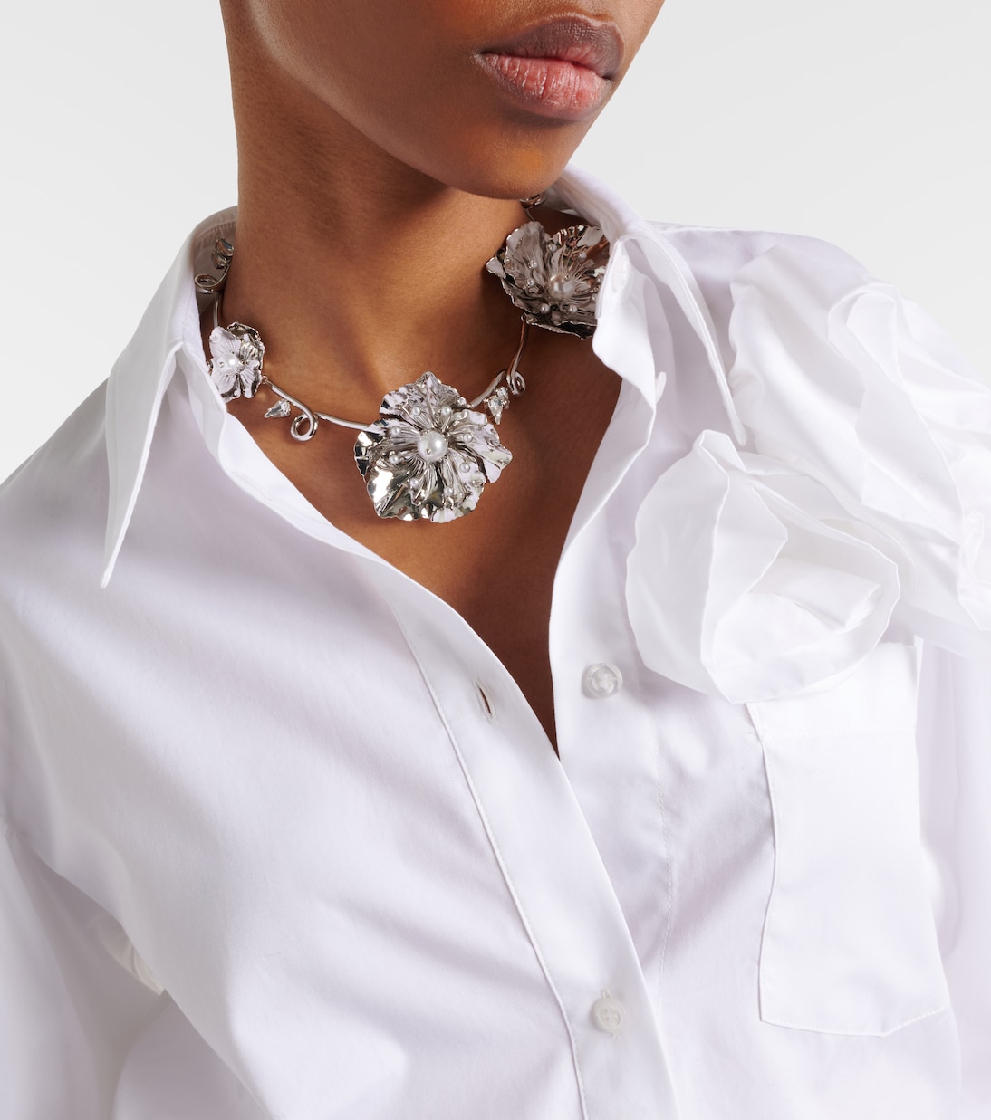 Turbo Blooming Poppy choker | Simone Rocha