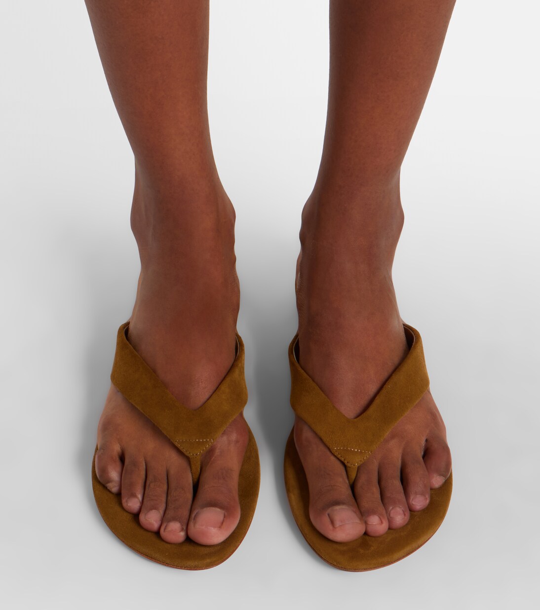 Suede thong sandals | Le Monde Béryl