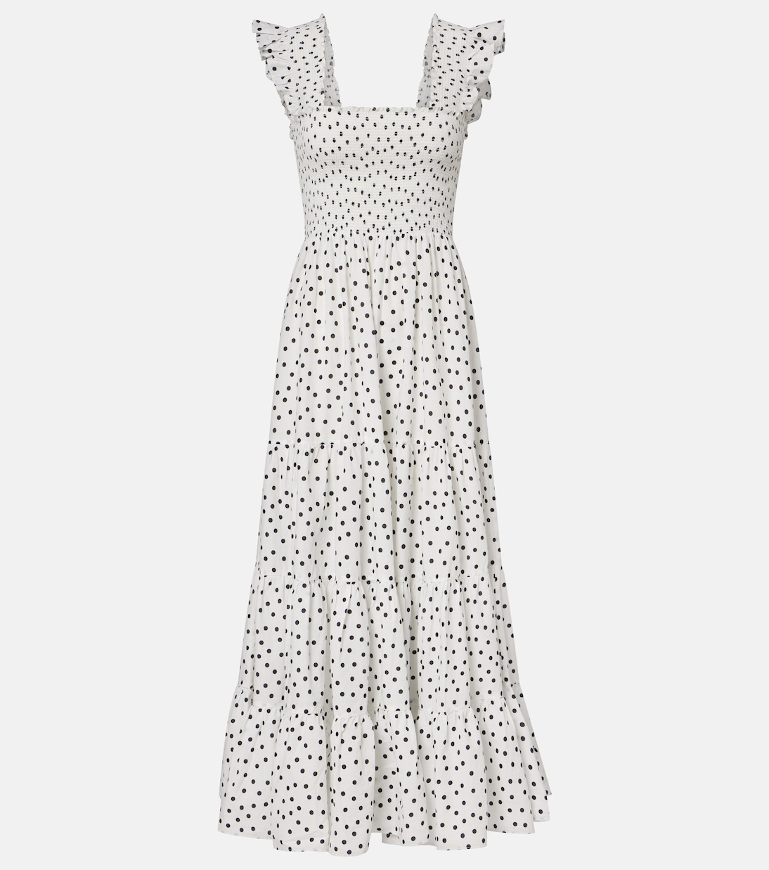 Kendall polka-dot cotton maxi dress | Rixo