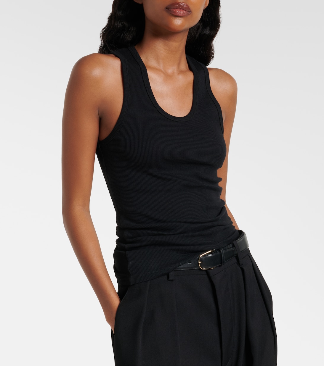 Tanktop aus Rippstrick | Wardrobe.NYC