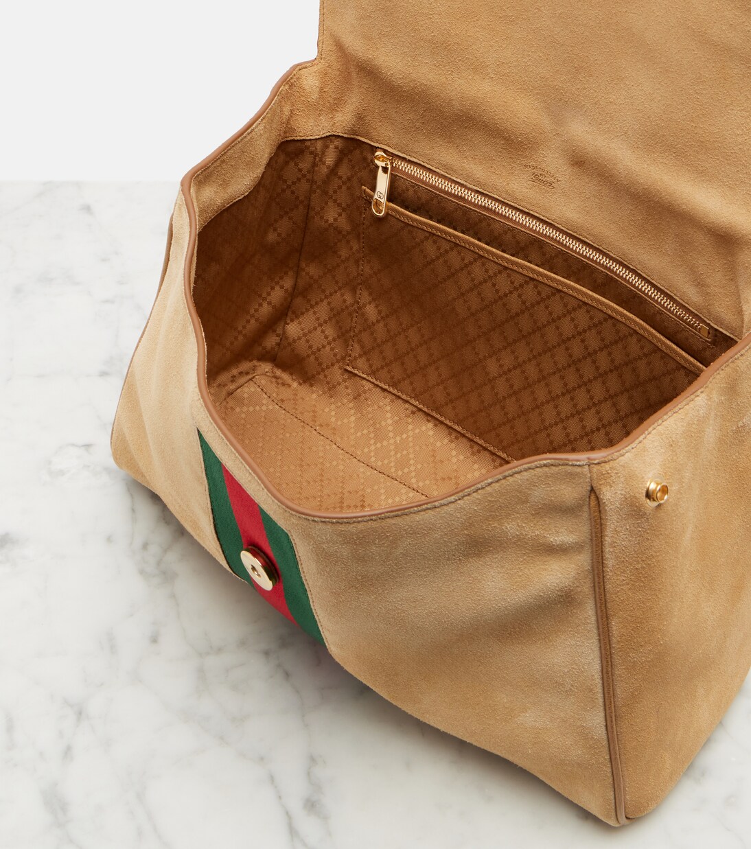 Henkeltasche Paparazzo Medium aus Veloursleder  | Gucci